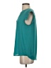 J.Crew 100% Polyester Teal Short Sleeve Blouse Size 4 - photo 5