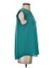J.Crew 100% Polyester Teal Short Sleeve Blouse Size 4 - photo 4