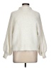 Line & Dot Solid Ivory Turtleneck Sweater Size L - photo 1