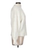 Line & Dot Solid Ivory Turtleneck Sweater Size L - photo 4