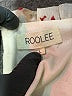 Roolee 100% Polyester Ivory Short Sleeve Blouse Size L - photo 7
