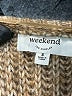Weekend Chevron-herringbone Tan Pullover Sweater Size S - photo 7