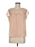 Forever 21 100% Polyester Pink Short Sleeve Blouse Size M - photo 1