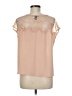 Forever 21 100% Polyester Pink Short Sleeve Blouse Size M - photo 2