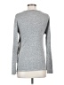 Pink Blush Gray Long Sleeve Top Size S - photo 2