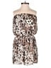 Addison Animal Print Brown Romper Size S (estimated) - photo 1