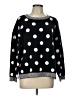 Prinstory Polka Dots Black Pullover Sweater Size L - photo 1