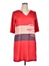 Unbranded Color Block Red Casual Dress Size XL - photo 1