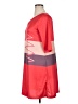 Unbranded Color Block Red Casual Dress Size XL - photo 5