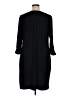 Spense Solid Black Casual Dress Size 14W - photo 2