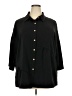 Kirundo 100% Polyester Black 3/4 Sleeve Blouse Size XXL - photo 1