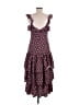 Likely 100% Polyester Hearts Purple Casual Dress Size 6 - photo 2