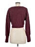 Le Lis Burgundy Cardigan Size M - photo 2