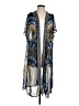 ZZ 100% Polyester Blue Kimono Size XS - photo 1
