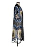 ZZ 100% Polyester Blue Kimono Size XS - photo 4