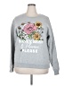 Wound Up Floral Gray Sweatshirt Size XXL - photo 1