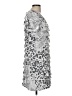 Cubism Animal Print Silver Cocktail Dress Size M - photo 4