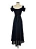 Hello Molly 100% Polyester Black Blue Cocktail Dress Size 2 - photo 2