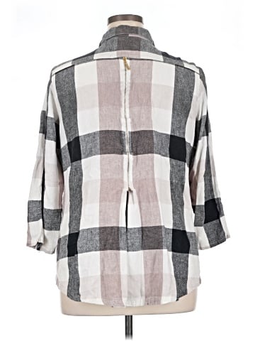 Soft Surroundings 3/4 Sleeve Button-Down Shirt (view 2)