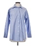 J.Crew Blue Long Sleeve Button-Down Shirt Size 4 - photo 1