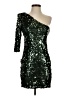 Blaque Label 100% Polyester Stars Green Cocktail Dress Size S - photo 1