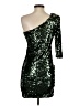 Blaque Label 100% Polyester Stars Green Cocktail Dress Size S - photo 2