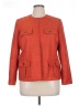 Kasper 100% Polyester Orange Jacket Size 16 (petite) - photo 1