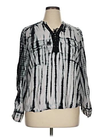 Rock & Republic Long Sleeve Blouse (view 1)