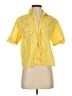 Future Collective Yellow Short Sleeve Blouse Size XXS - photo 1
