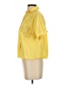 Future Collective Yellow Short Sleeve Blouse Size XXS - photo 5