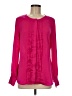 Banana Republic 100% Polyester Pink Long Sleeve Blouse Size M - photo 1
