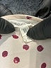 Maurices 100% Polyester Polka Dots Ivory 3/4 Sleeve Blouse Size S - photo 7