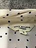 Max Studio 100% Polyester Polka Dots Ivory Long Sleeve Blouse Size S - photo 7