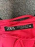 Zara 100% Polyester Solid Pink Cocktail Dress Size M - photo 4