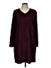 Joh Burgundy Casual Dress Size L - photo 1
