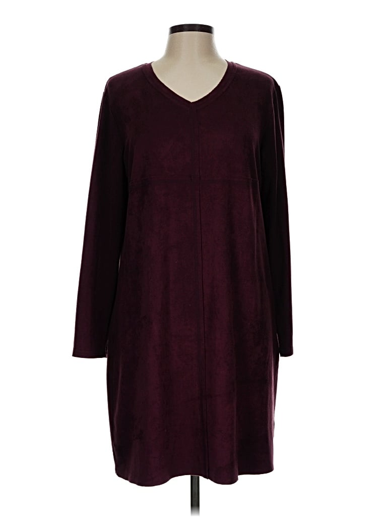 Pre-owned Joh Casual Dress In Burgundy