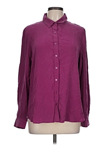 Coldwater Creek Long Sleeve Silk Top (view 1)