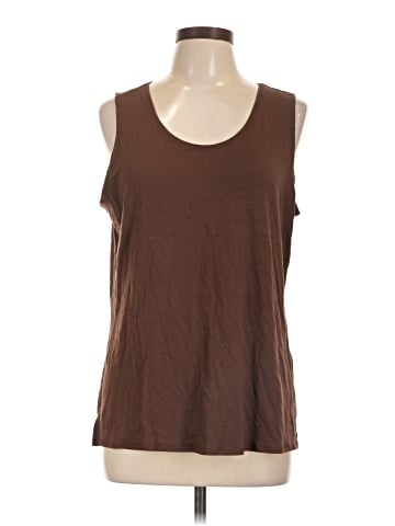 Susan Graver Sleeveless T-Shirt (view 1)