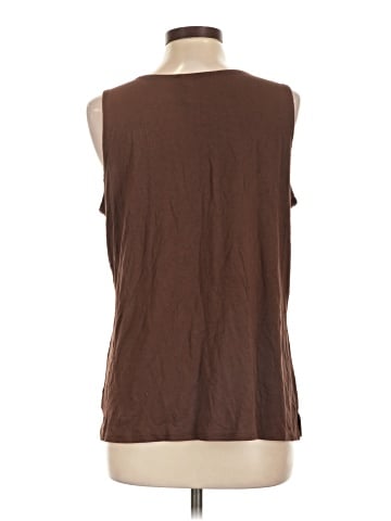 Susan Graver Sleeveless T-Shirt (view 2)