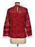 J.Crew Red 3/4 Sleeve Blouse Size M - photo 2