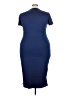 Shein Curve Solid Blue Casual Dress Size 4X - photo 2