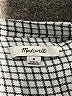Madewell Houndstooth Gray Long Sleeve Blouse Size M - photo 7