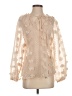 Zara 100% Polyester Ivory 3/4 Sleeve Blouse Size XS - photo 1