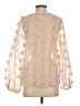 Zara 100% Polyester Ivory 3/4 Sleeve Blouse Size XS - photo 2