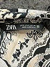 Zara Paisley Silver Long Sleeve Blouse Size S - photo 7