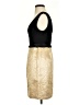 Max and Cleo Metallic Gold Cocktail Dress Size 4 - photo 5