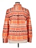 Zeagoo Print Orange Long Sleeve Blouse Size XL - photo 2