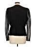 Express 100% Polyester Black Long Sleeve Blouse Size L - photo 2