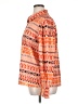 Zeagoo Print Orange Long Sleeve Blouse Size XL - photo 5