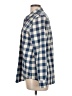 Vineyard Vines Performance 100% Polyester Checkered-gingham Blue Long Sleeve Blouse Size 10 - photo 5